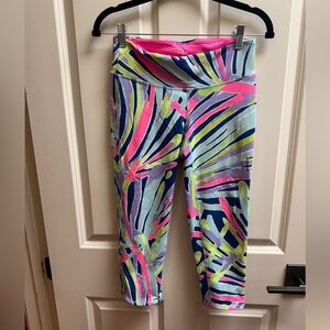 Lilly Pulitzer women’s Tropical Print Leggings - Pink, Blue, Green
